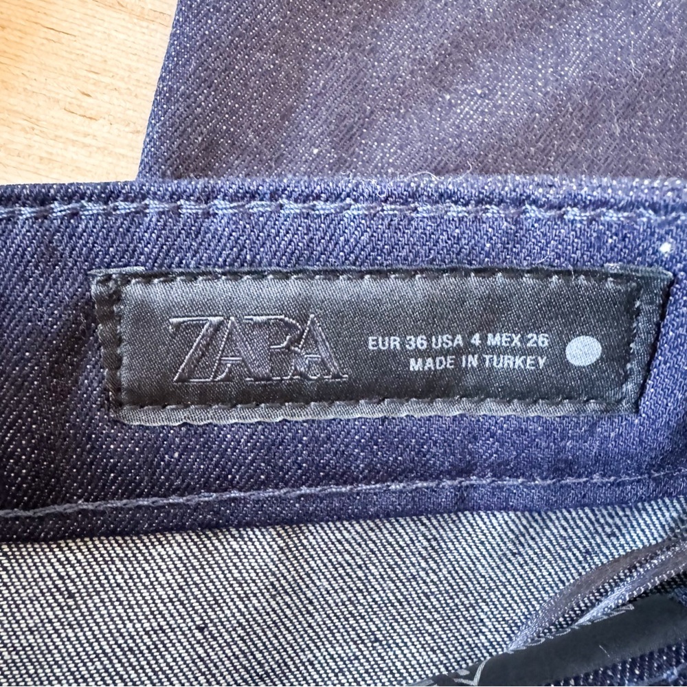 Zara Collection Barrel High Waist Jeans Size 4 - Picture 9 of 10